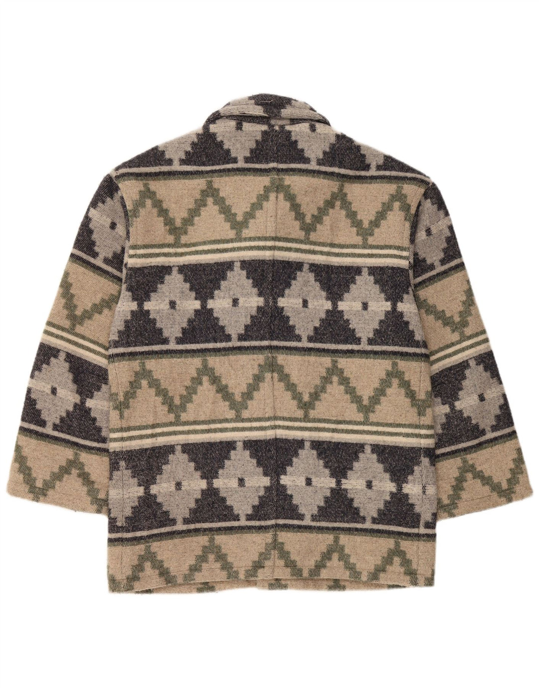 Męska marynarka zapinana na 4 guziki VINTAGE UK 38 Medium Beige Fair Isle