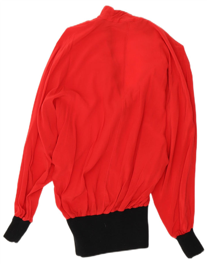 Damska bluzka z długim rękawem Daniela Massa IT 44 w kolorze średniej czerwieni