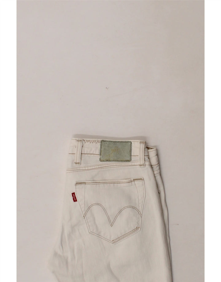 LEVI'S Womens Straight Jeans W30 L34 White Cotton Vintage Levi's and Second-Hand Levi's from Messina Hembry 