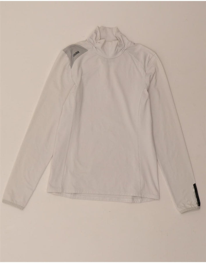 COLMAR Womens Top Long Sleeve UK 10 Small White Vintage Colmar and Second-Hand Colmar from Messina Hembry 