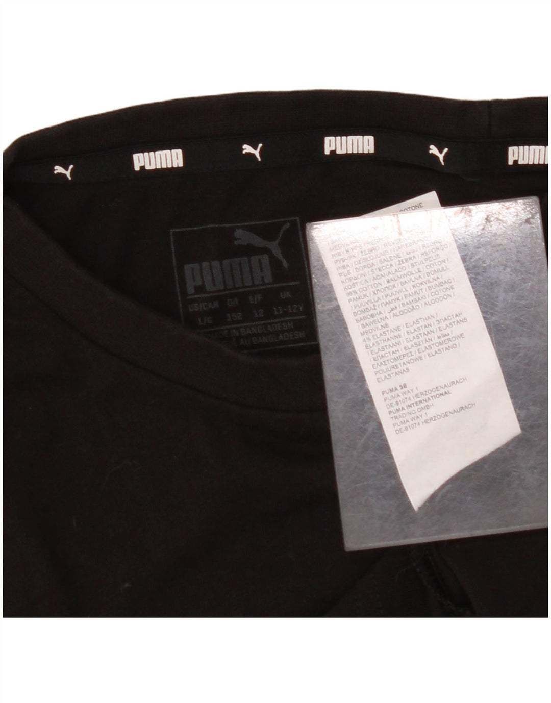 Chłopięcy T-shirt z grafiką ADIDAS, 11-12 lat, czarna bawełna