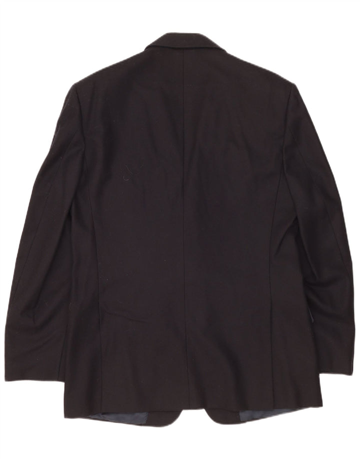 BURBERRYS Męska marynarka zapinana na 2 guziki IT 50 Średni granatowy wełniany