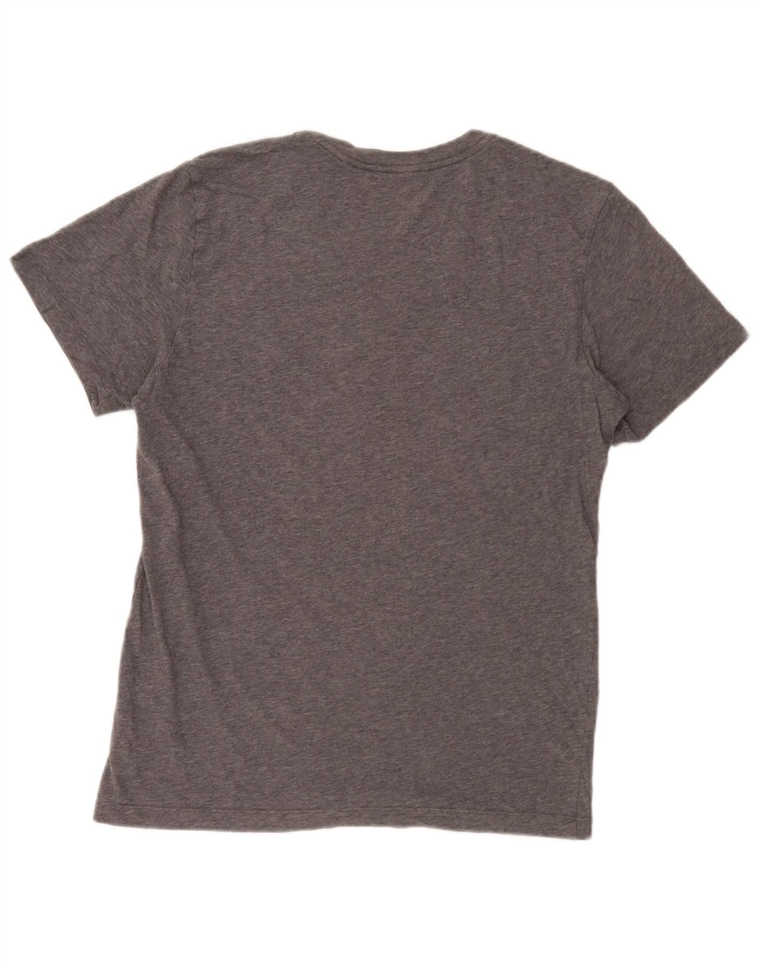 Męski T-shirt z grafiką Nike Dri Fit, mały, szary, bawełniany