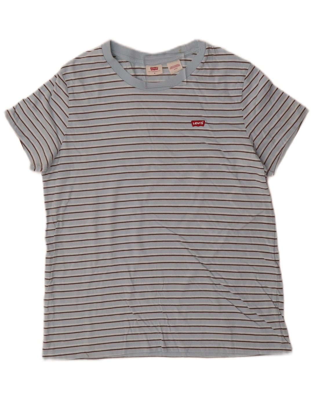 Męska koszulka Levi's Top, bawełniana w średnie niebieskie paski