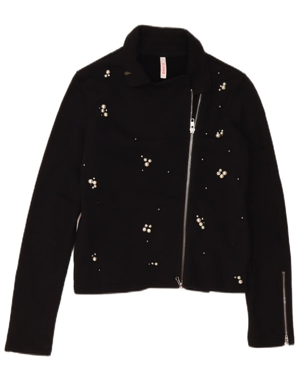 Sweter damski SUN68 UK 10, mały, czarny, bawełniany