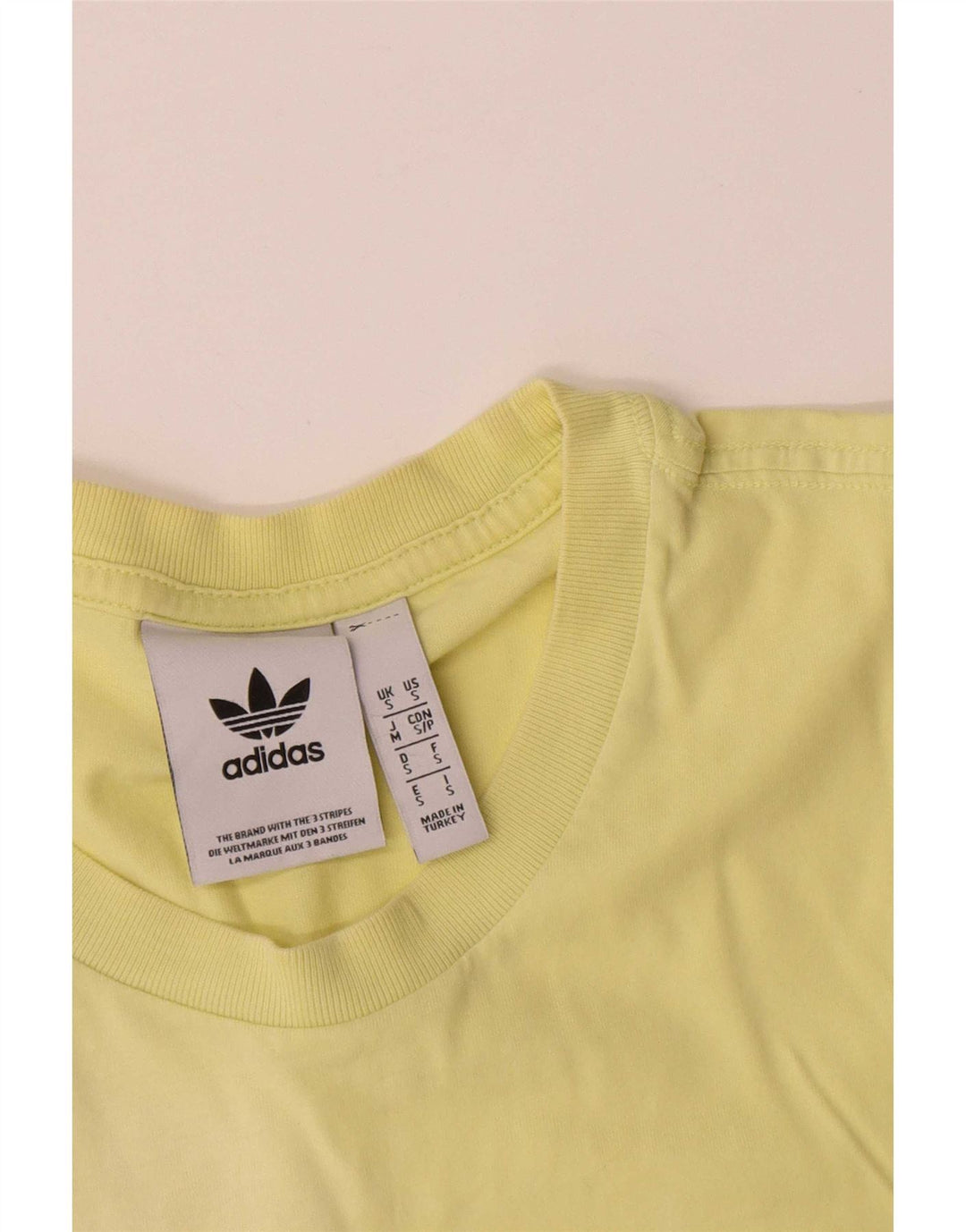 Adidas Męska Koszulka Top Mały Żółty