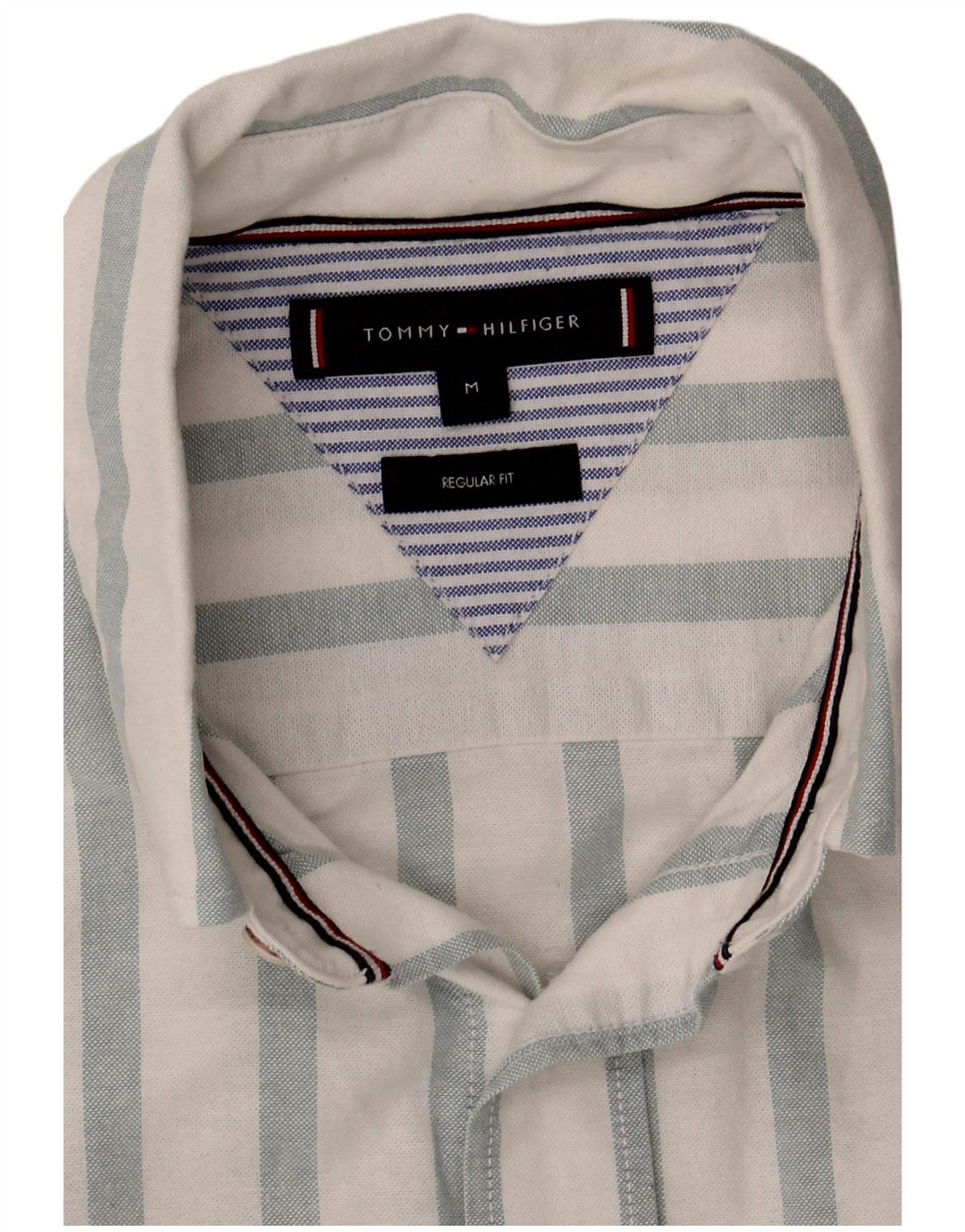 Koszula męska Tommy Hilfiger o regularnym kroju, bawełniana w średnie białe paski