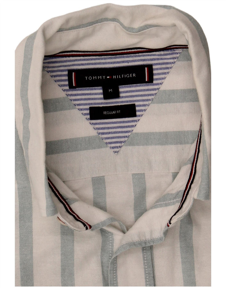 Koszula męska Tommy Hilfiger o regularnym kroju, bawełniana w średnie białe paski