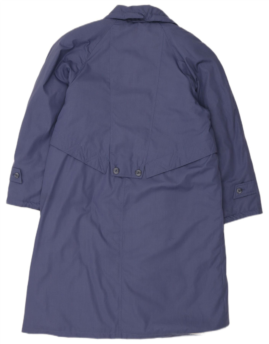 Nowy szybki damski płaszcz wiatrówkowy UK 16, duży niebieski poliester