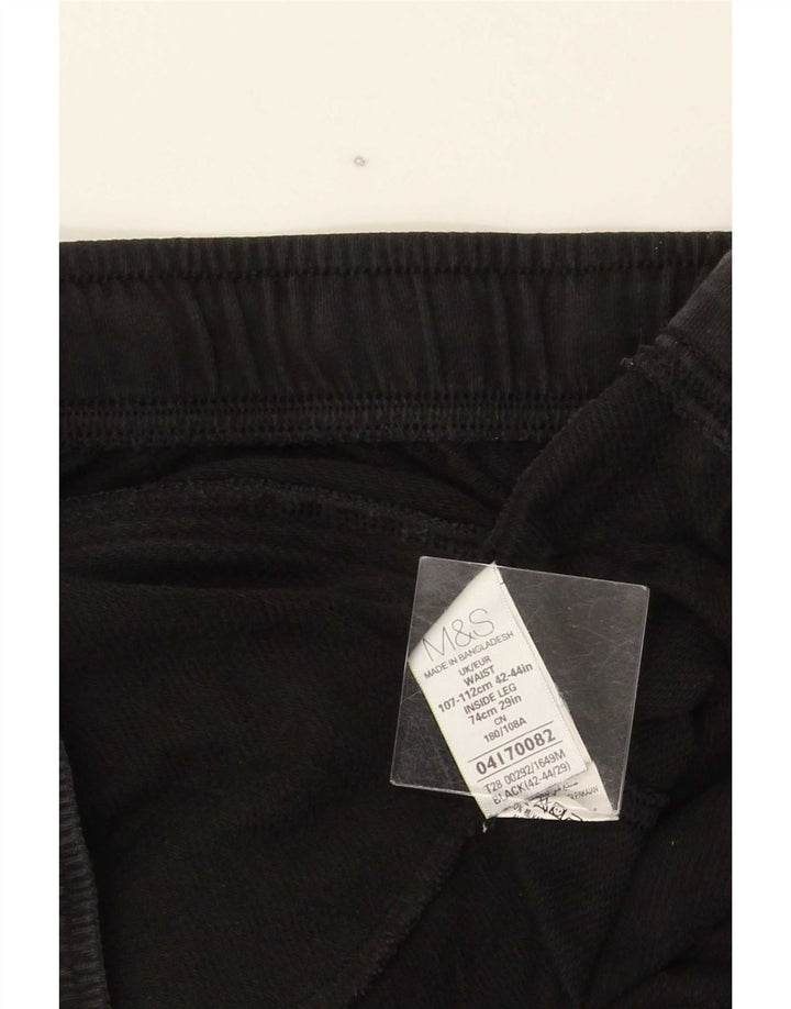 Męskie spodnie dresowe Marks & Spencer 2XL, czarne, bawełniane