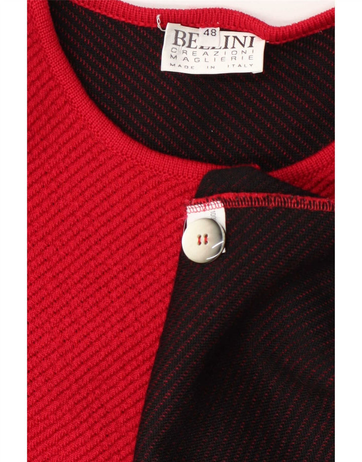 Sweter damski Bellini IT 48 XL, czerwona wełna