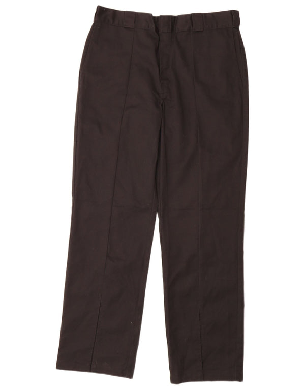Damskie spodnie chino Dickies z wysokim stanem US 14 XL W34 L32 czarne