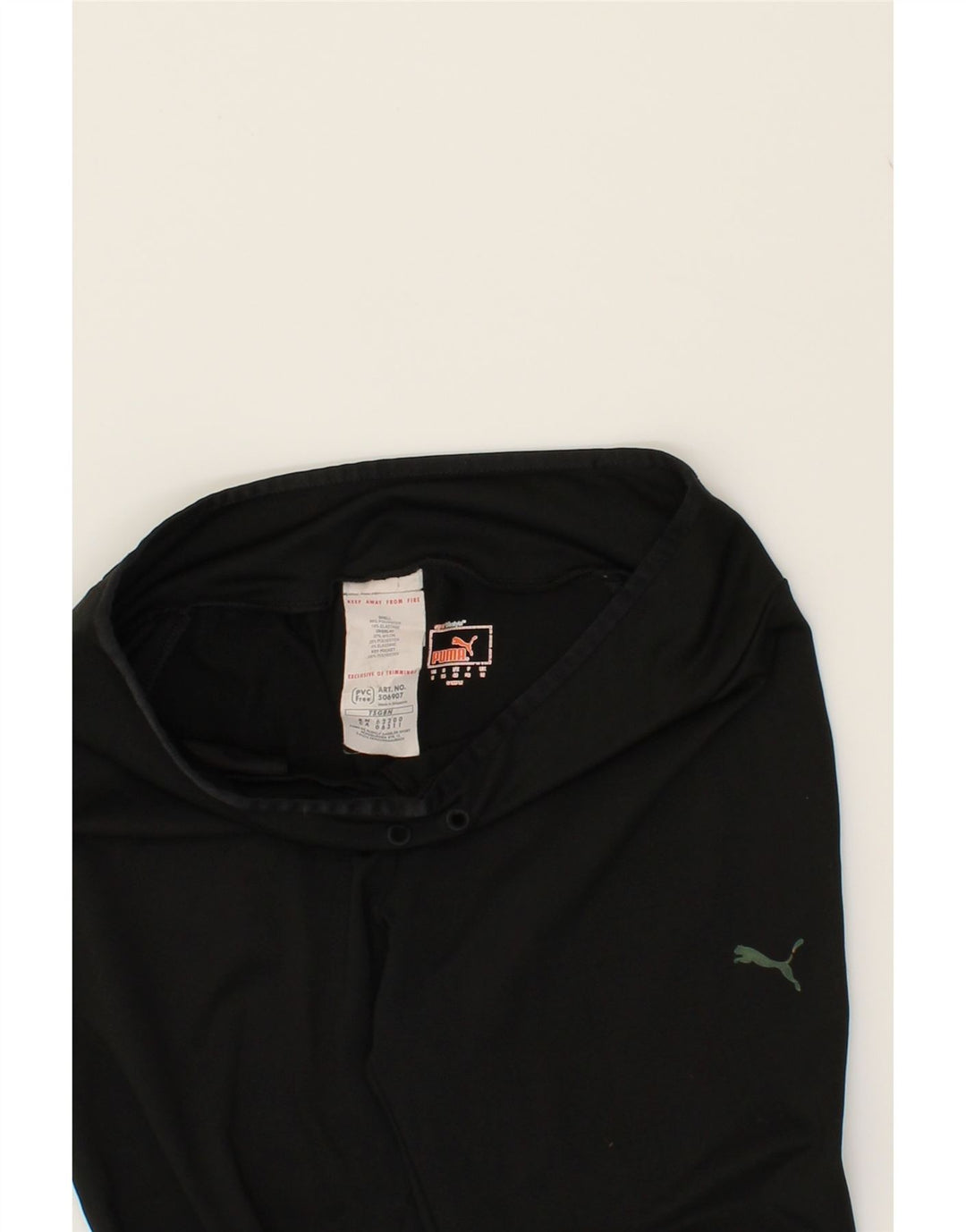 PUMA Womens Capri Tracksuit Trousers UK 8 Small  Black Polyester Vintage Puma and Second-Hand Puma from Messina Hembry 