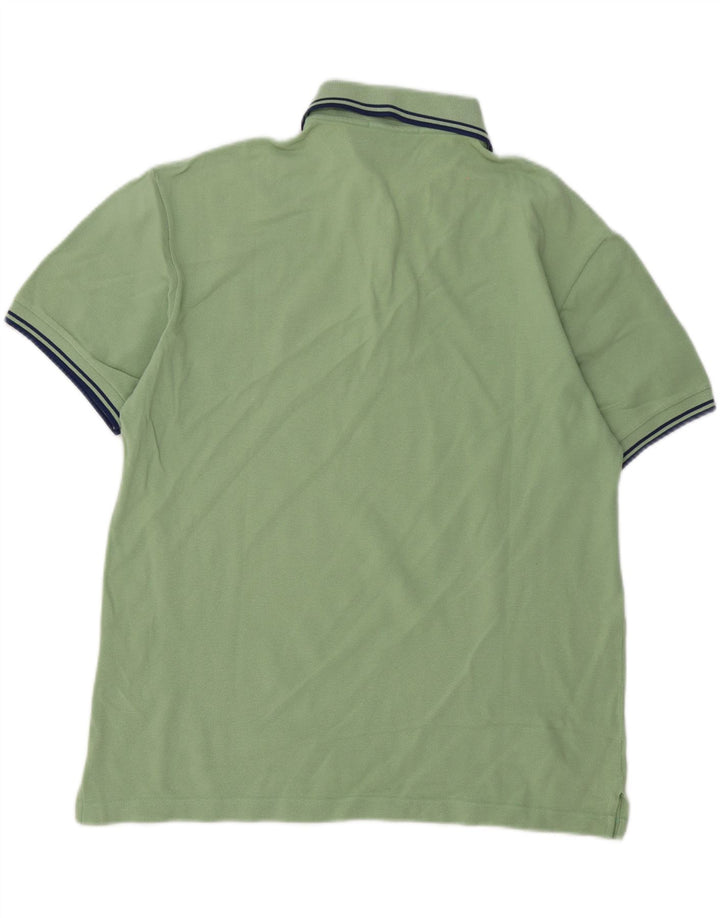Męska koszulka polo Fred Perry, średnia zielona bawełna