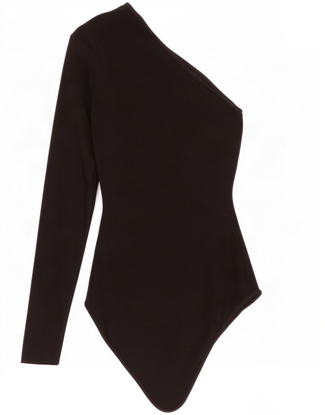 Damskie body na jedno ramię Zara UK 12, średnia czarna wiskoza