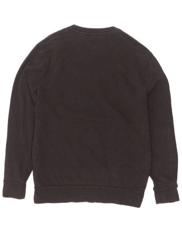 Męska bluza z grafiką Levi's, średnia czarna, bawełniana
