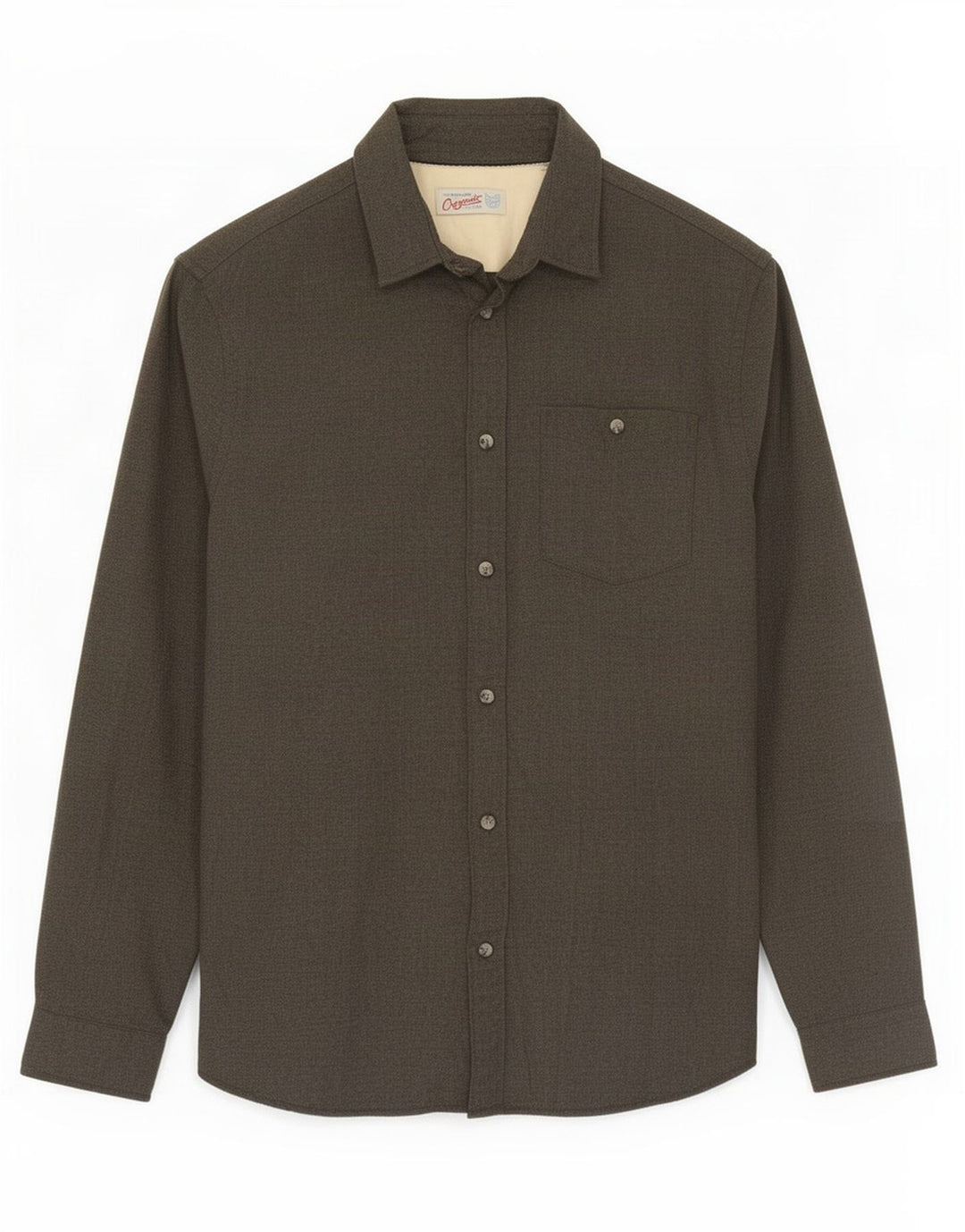 Męska koszula flanelowa Jack & Jones, średnioszara, bawełniana