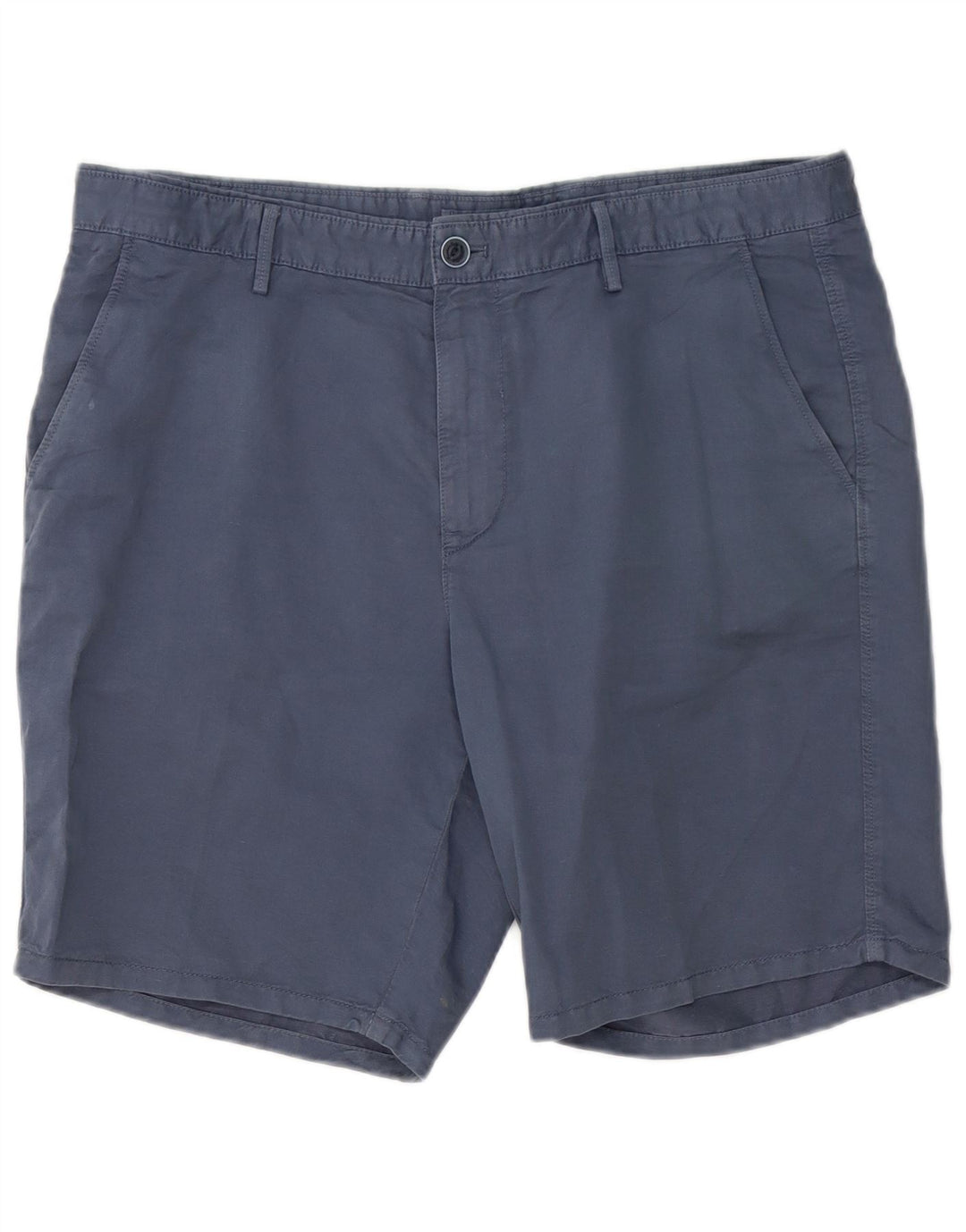 Męskie spodenki Chino MASSIMO DUTTI EU 42 Large W32 Granatowa bawełna