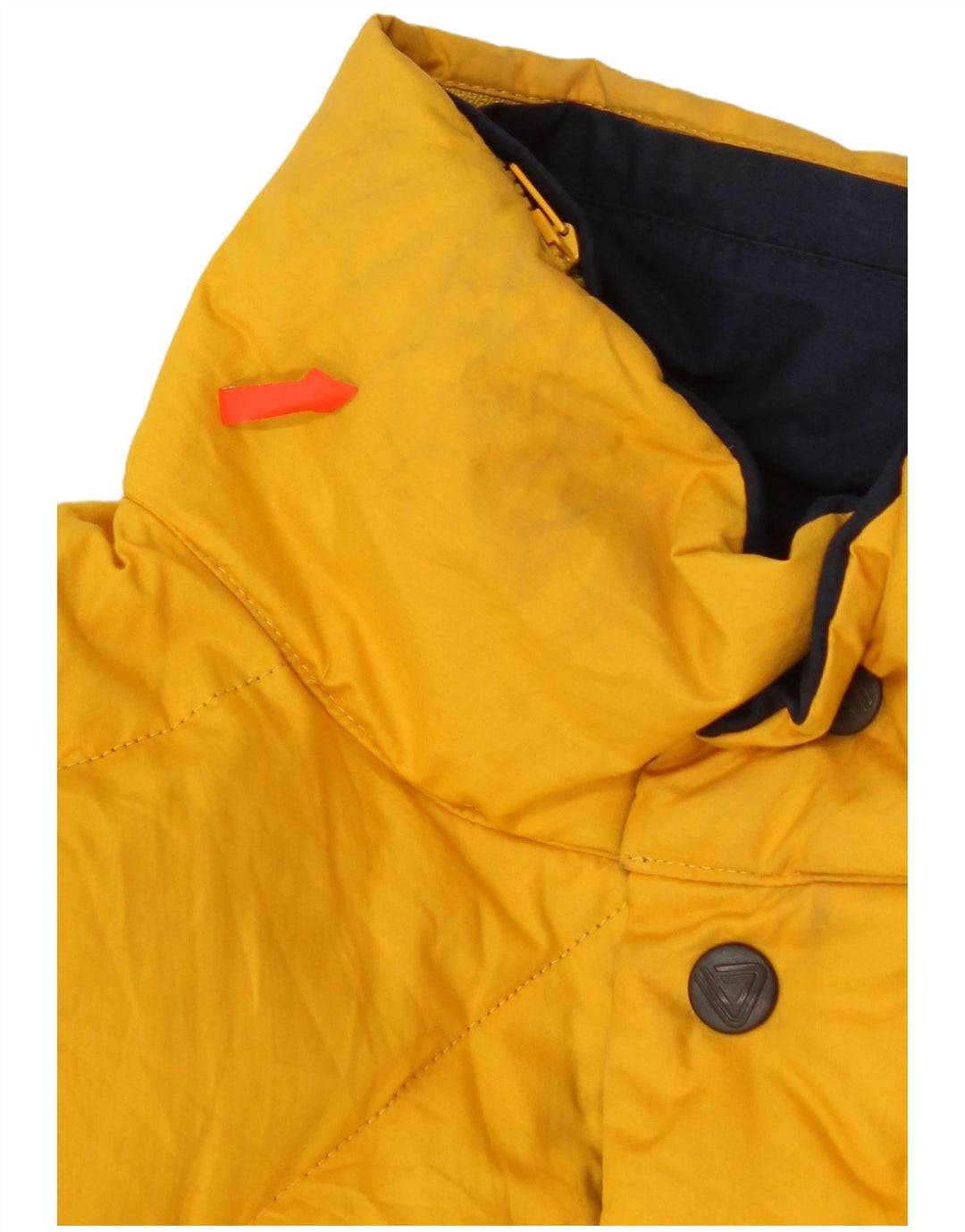 Dwustronna ocieplana kurtka męska DOLOMITE UK 42 XL, żółta bawełna