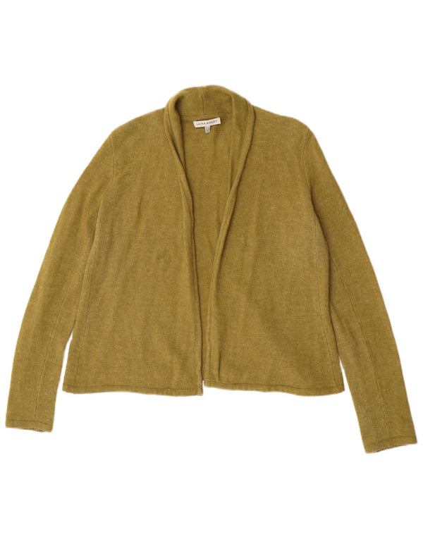 Sweter damski Laura Ashley z otwartym kardiganem UK 14, duży zielony