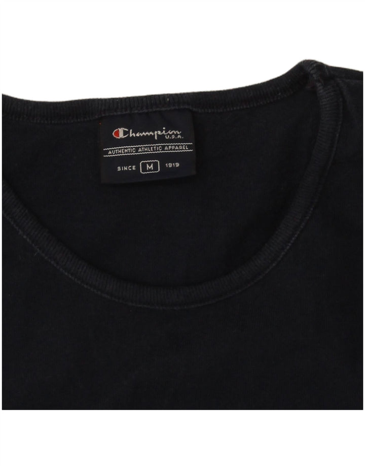 Damska koszulka graficzna Champion Top UK 12 Medium Granatowa