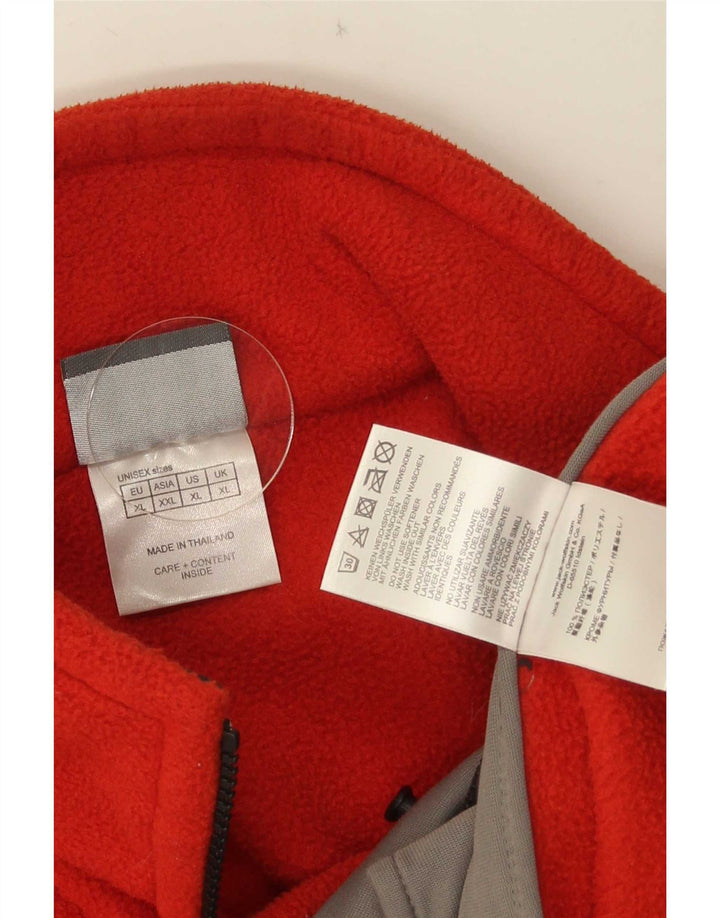 Męska kurtka polarowa Jack Wolfskin Graphic Liner UK 42 XL, czerwona, poliestrowa