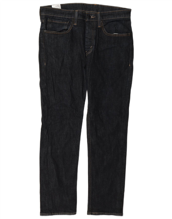 Męskie jeansy Levi's 511 Slim W34 L30 Granatowa bawełna