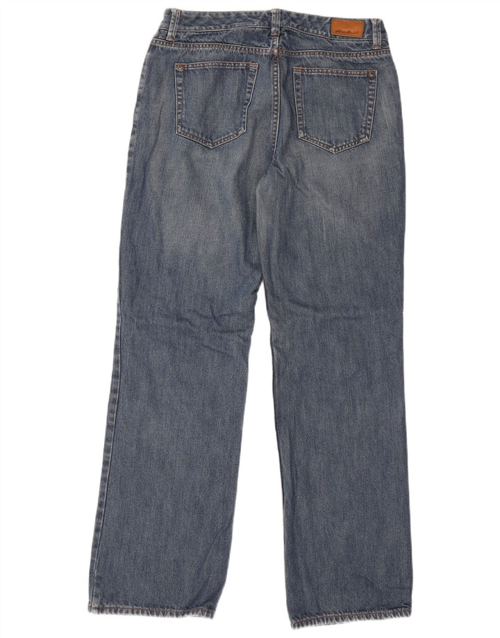 EDDIE BAUER Damskie proste dżinsy US 6 Medium W30 L30 Niebieska bawełna