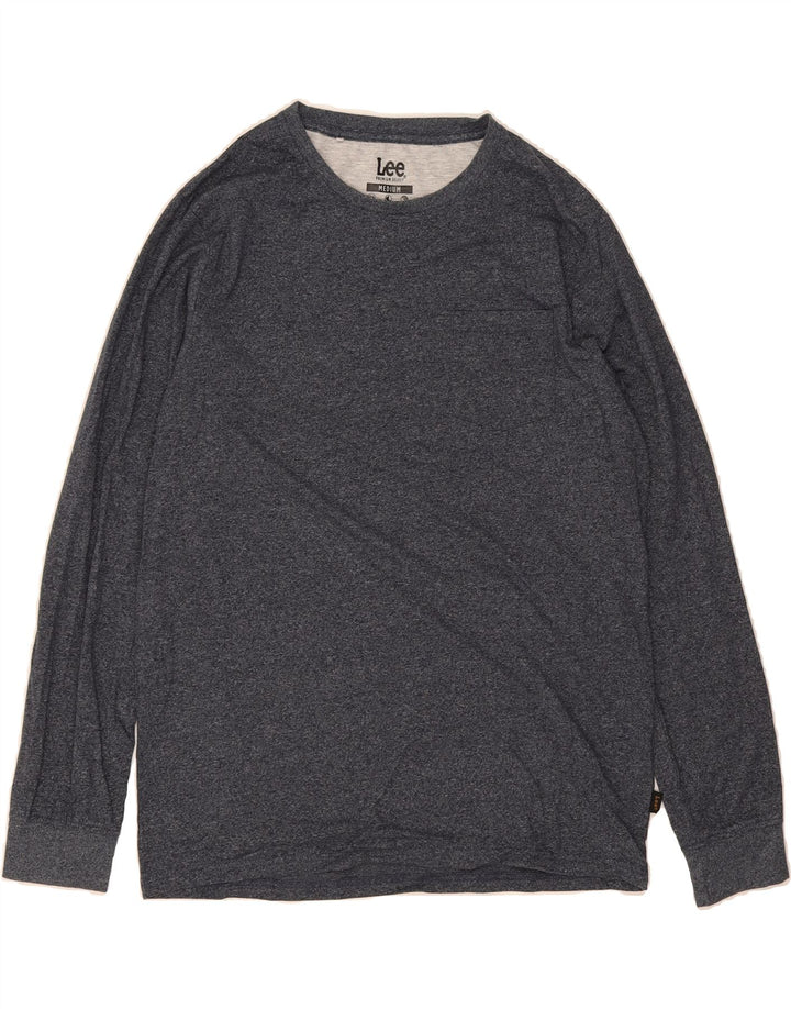 LEE Mens Top Long Sleeve Medium Navy Blue Cotton Vintage Lee and Second-Hand Lee from Messina Hembry 