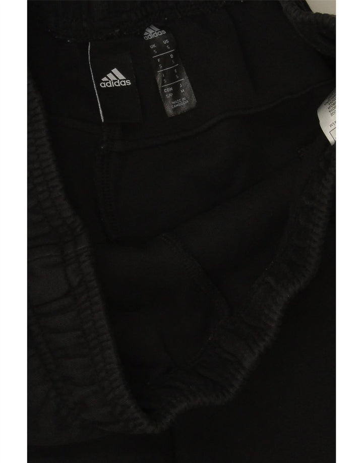 Męskie spodnie dresowe Adidas, małe, czarne, bawełniane