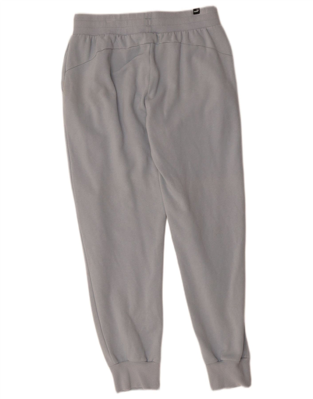 PUMA Mens Tracksuit Trousers Joggers Medium Blue Cotton