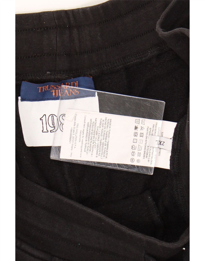 Trussardi Damskie UK 20 2XL Czarna bawełna