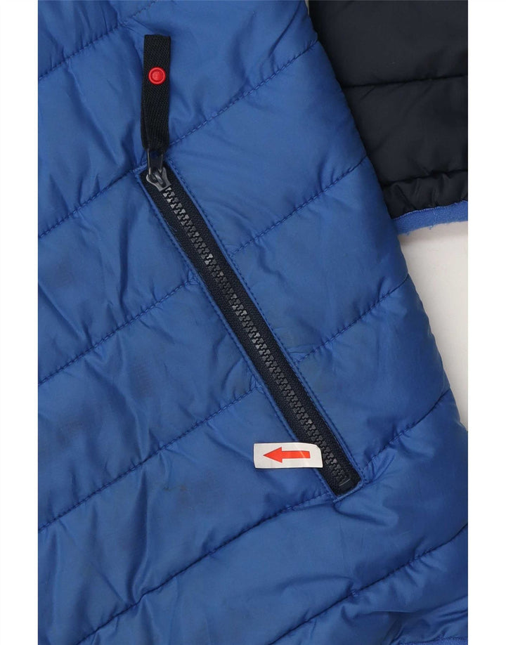 Wyściełana kurtka chłopięca z kapturem Jack Wolfskin 13-14 lat, niebieska, poliestrowa