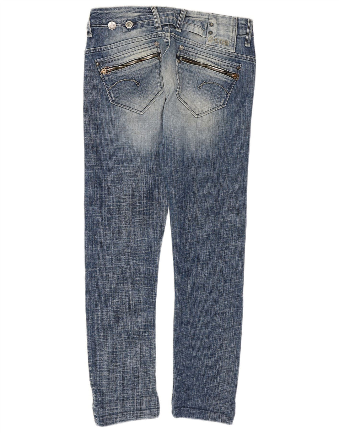 Damskie jeansy Acid Wash G-STAR W28 L26 Niebieska bawełna