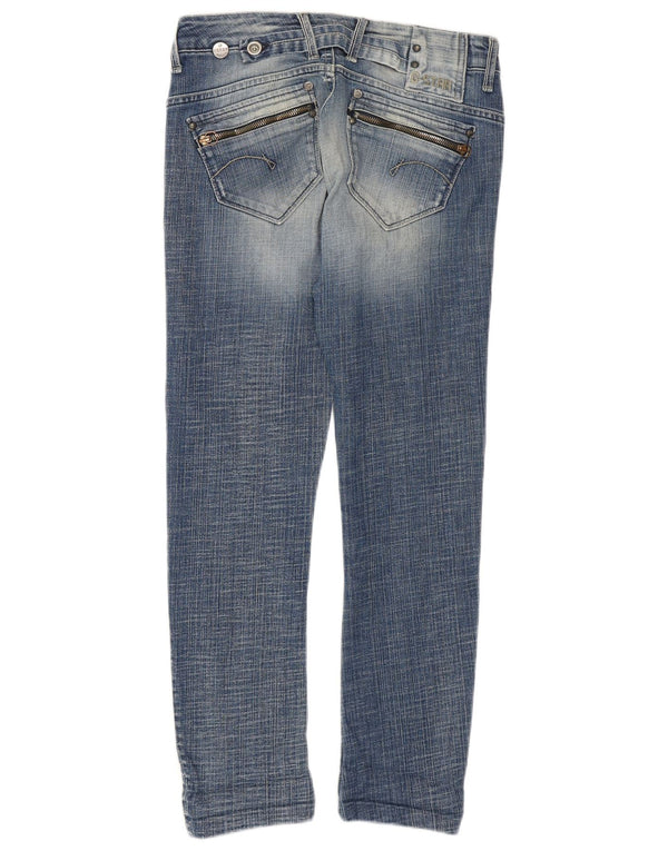 Damskie jeansy Acid Wash G-STAR W28 L26 Niebieska bawełna