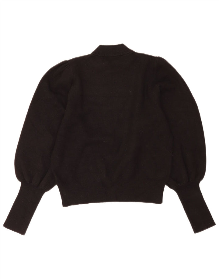 Sweter damski Zara z golfem UK 12, średni czarny