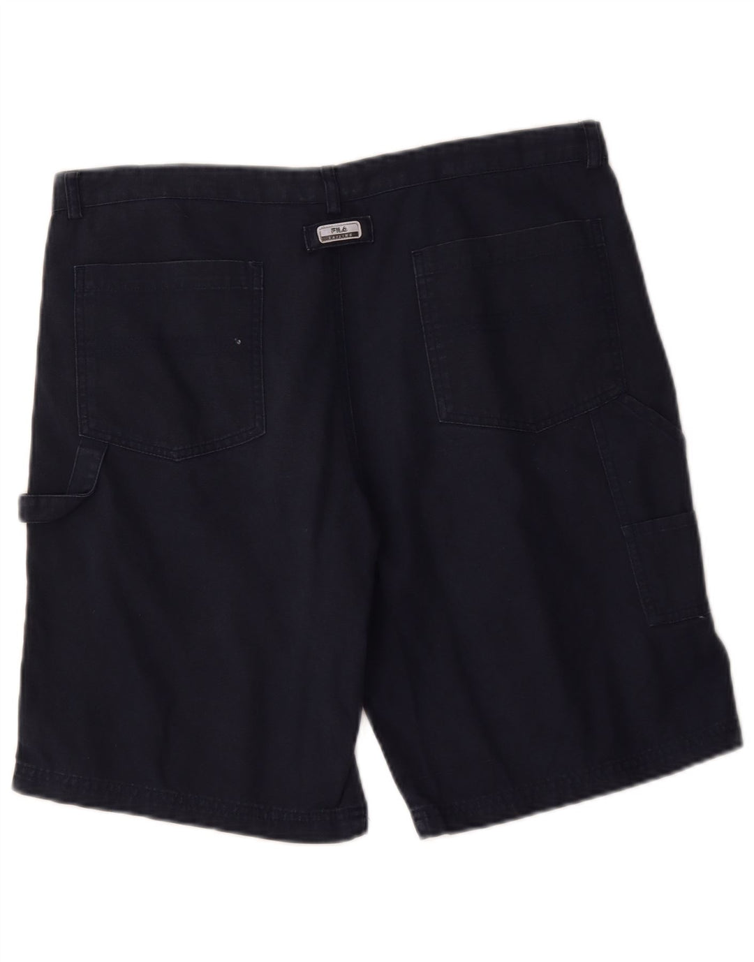 Męskie spodenki cargo FILA IT 52 XL W36 granatowe, bawełniane