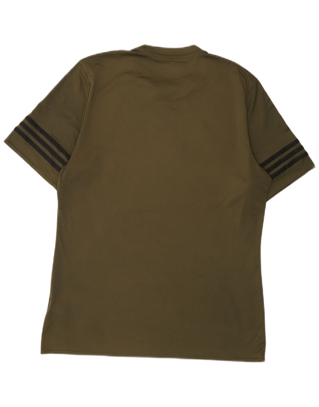 Adidas Męska koszulka Climalite Top, duża, z poliestru w kolorze khaki