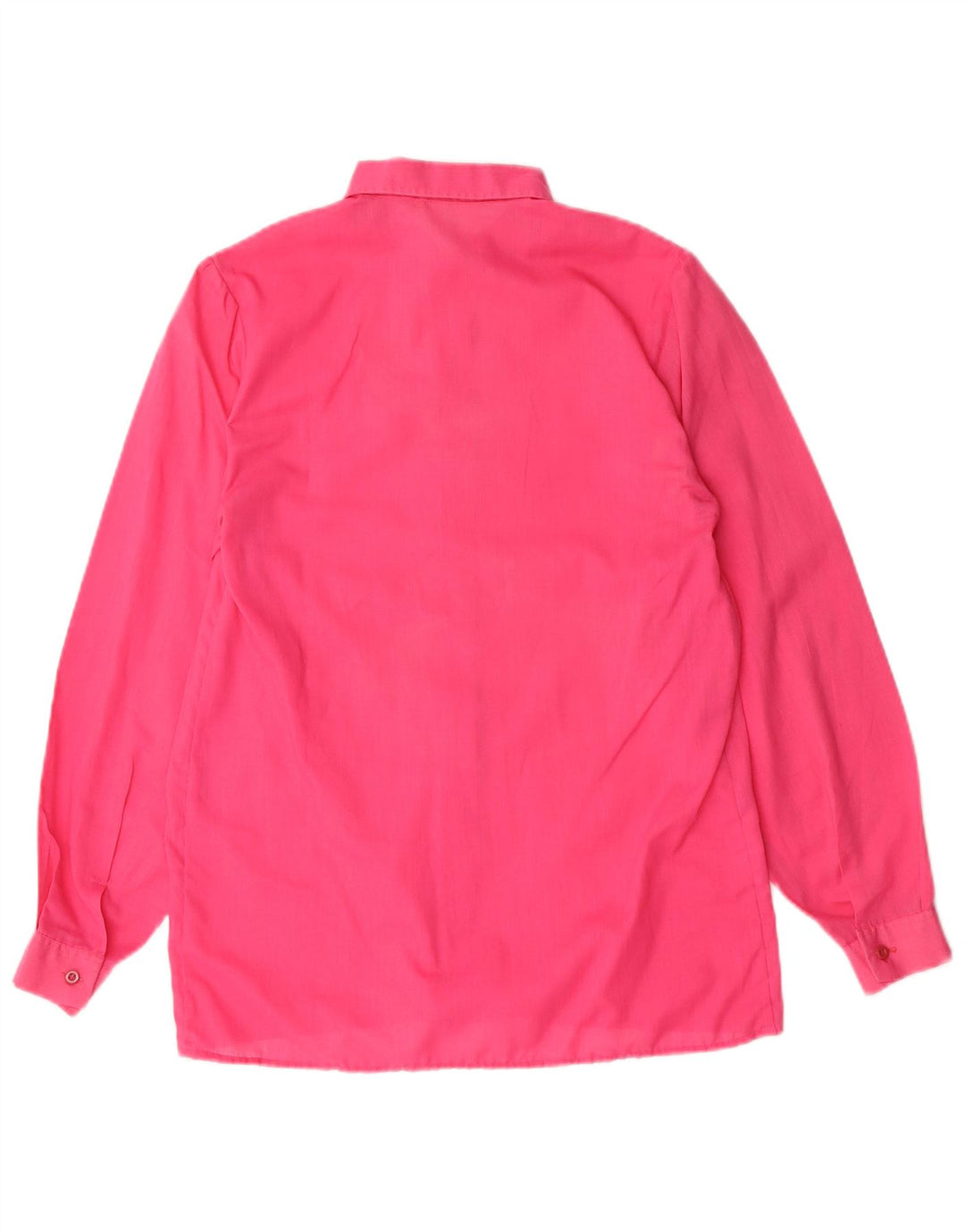 VINTAGE Womens Shirt Blouse UK 12 Medium Pink