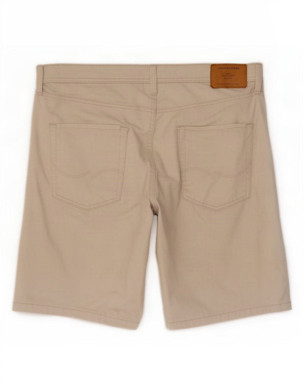 Męskie spodenki codzienne Jack & Jones XL W38, beżowa, bawełniana