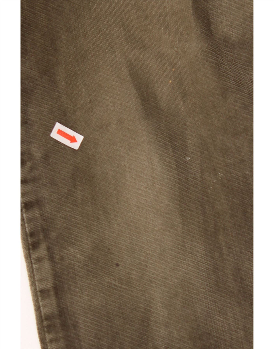 ARMANI Męskie proste spodnie na co dzień W34 L29 Khaki Cotton