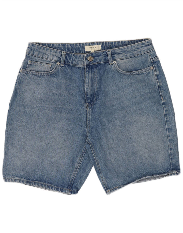 Męskie spodenki jeansowe Reiss W34, duże, niebieskie, bawełniane