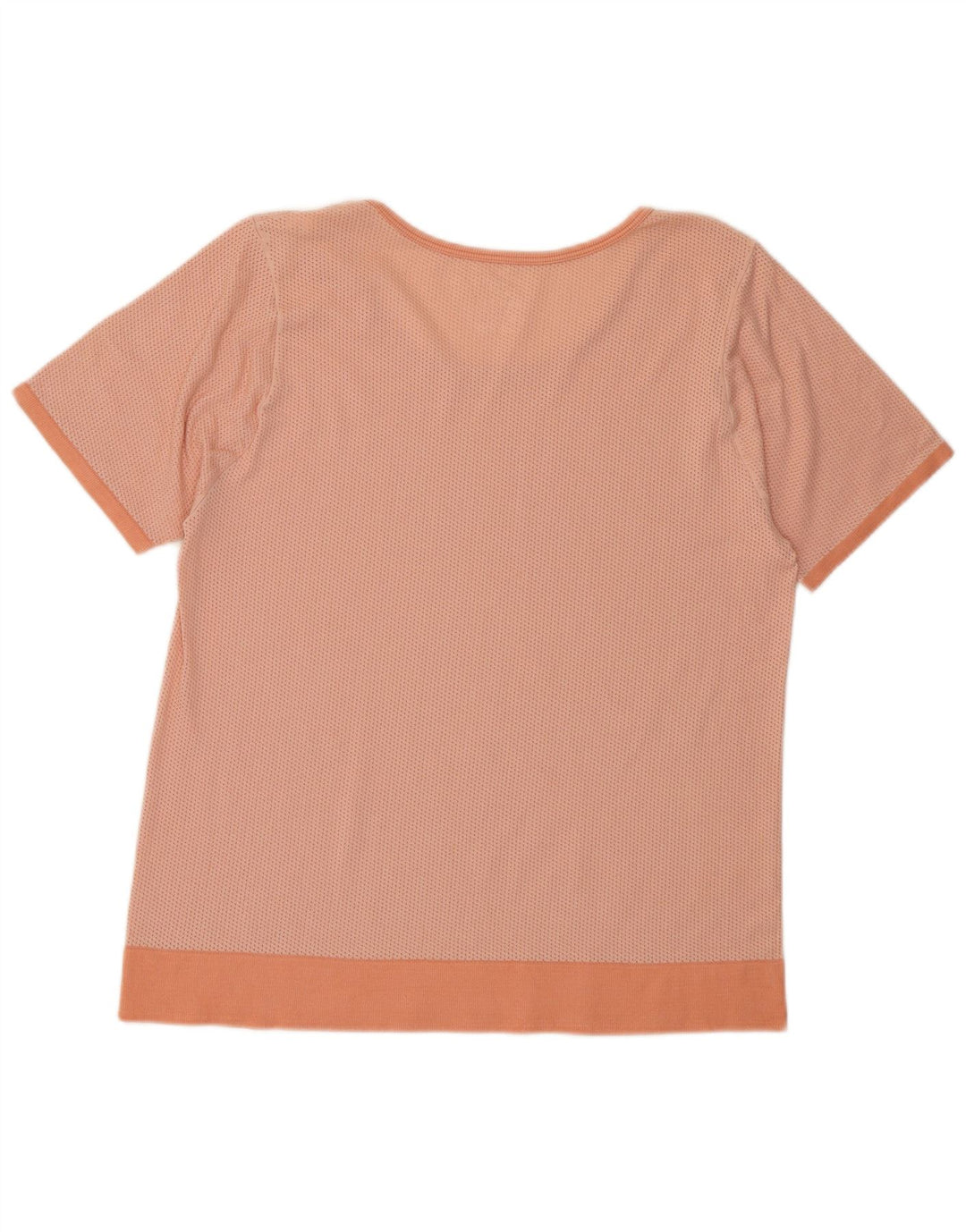 Damski T-shirt ADIDAS Dri Fit, UK 18 XL, pomarańczowy, blok kolorów