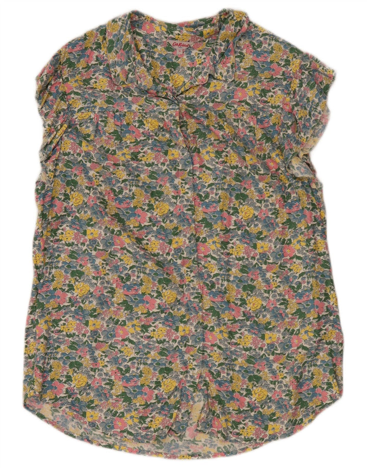 Damska bluzka koszulowa Cath Kidston UK 14, duża, wielokolorowa w kwiaty