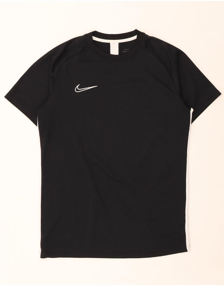 Męski T-shirt NIKE Dri Fit, średni czarny kolor z blokami