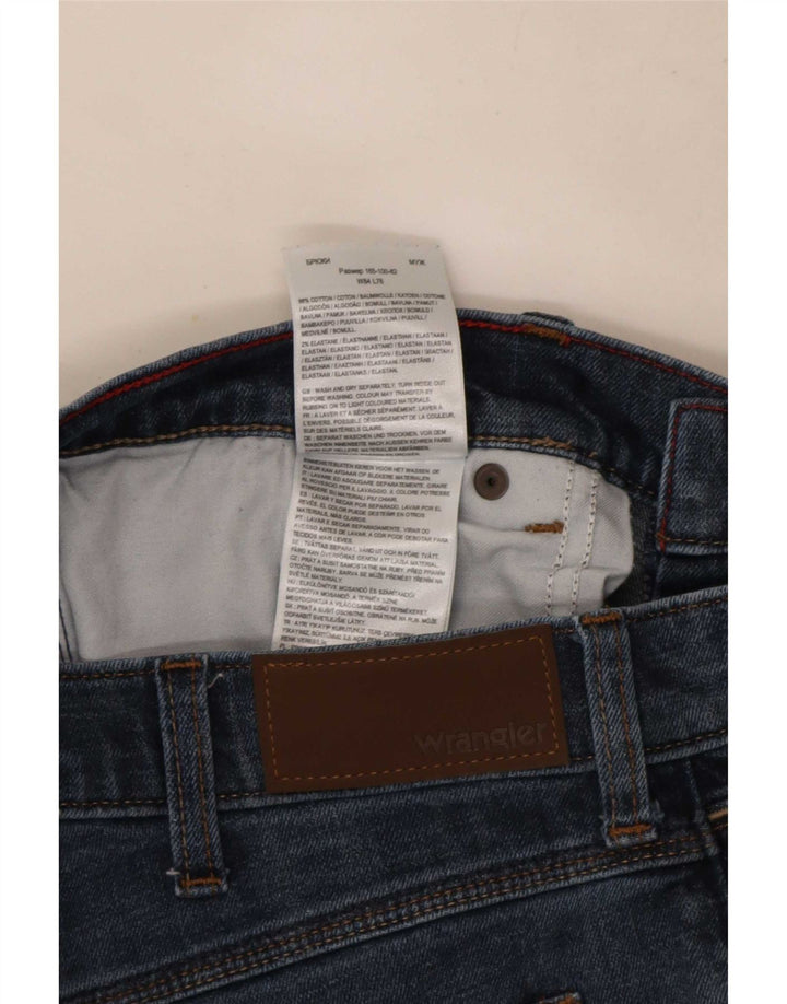 Męskie jeansy Wrangler Regular Straight W33 L30 Niebieskie bawełniane