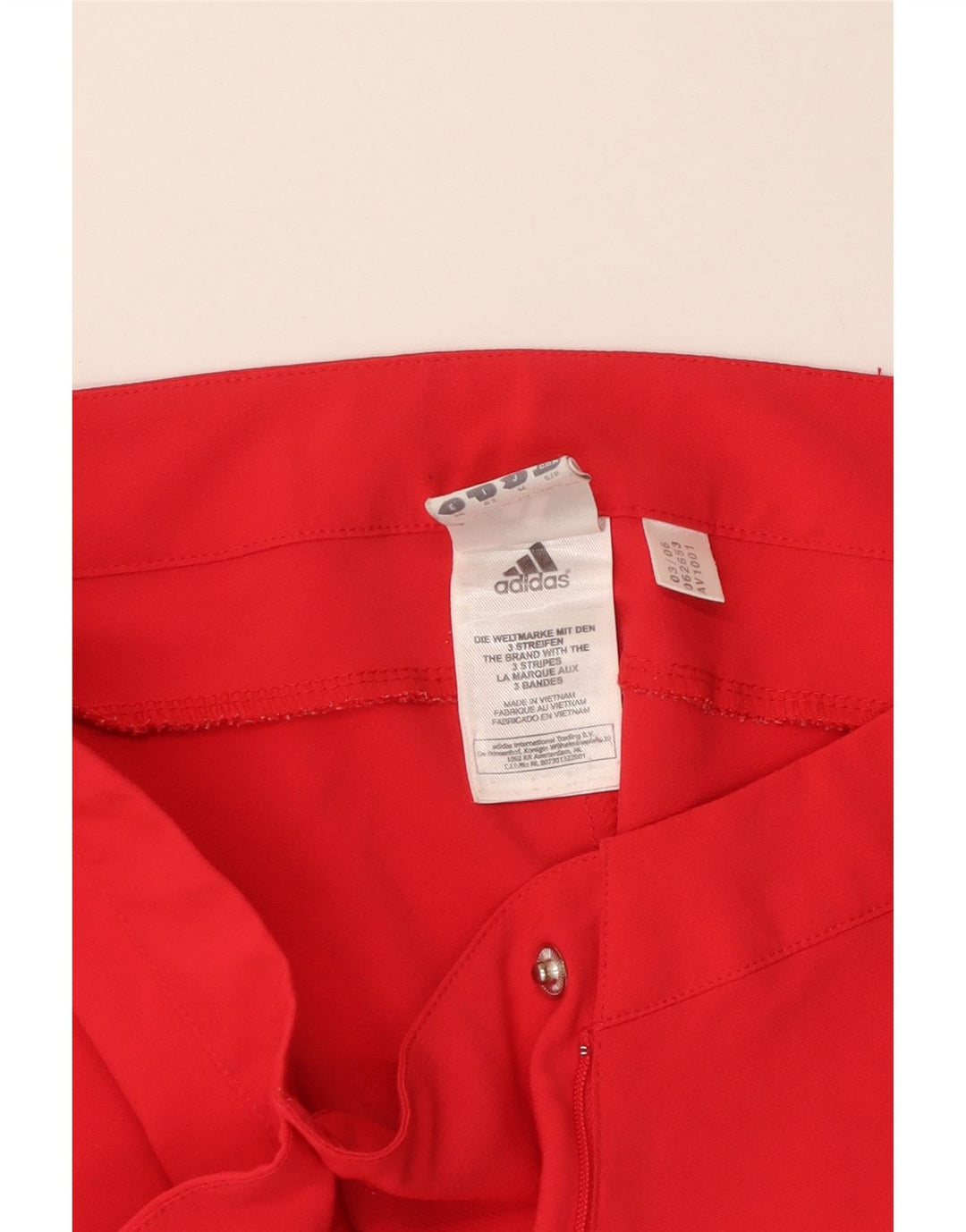 Damskie bermudy ADIDAS Climalite UK 10 Small W30 Czerwony poliester