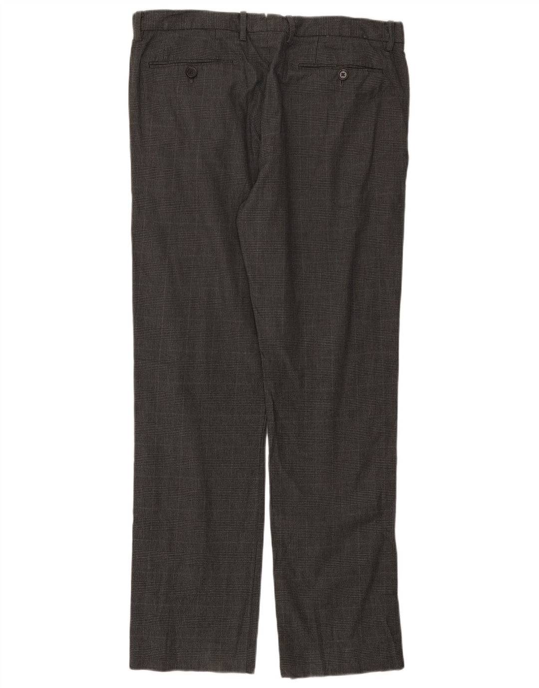 Męskie spodnie chino Gap Extra Sim Fit W34 L32 Szara bawełniana krata