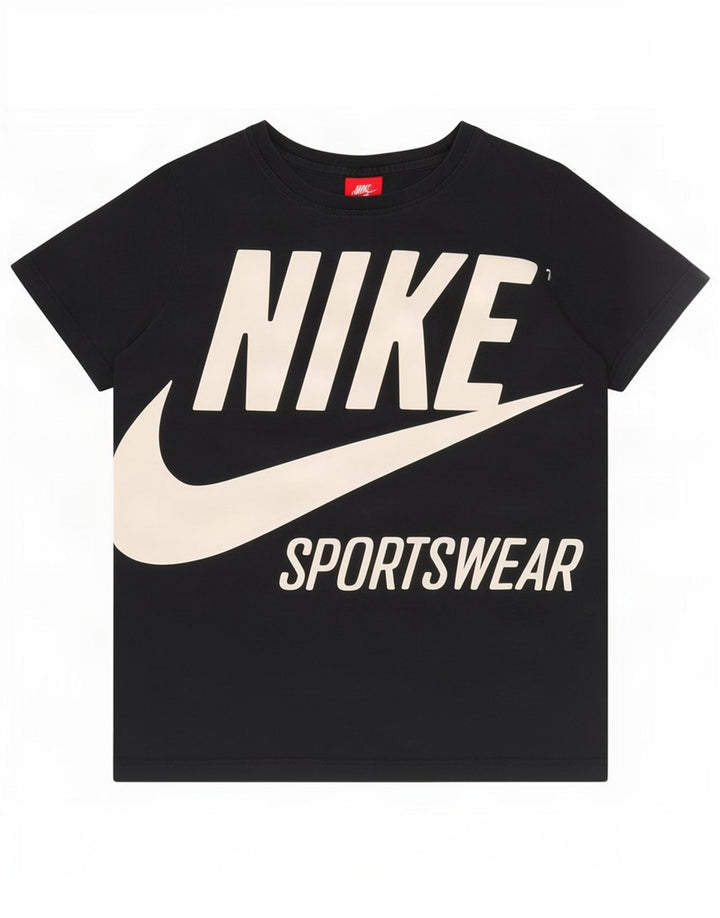 Damska koszulka z grafiką Nike Top UK 14 Średnia czarna