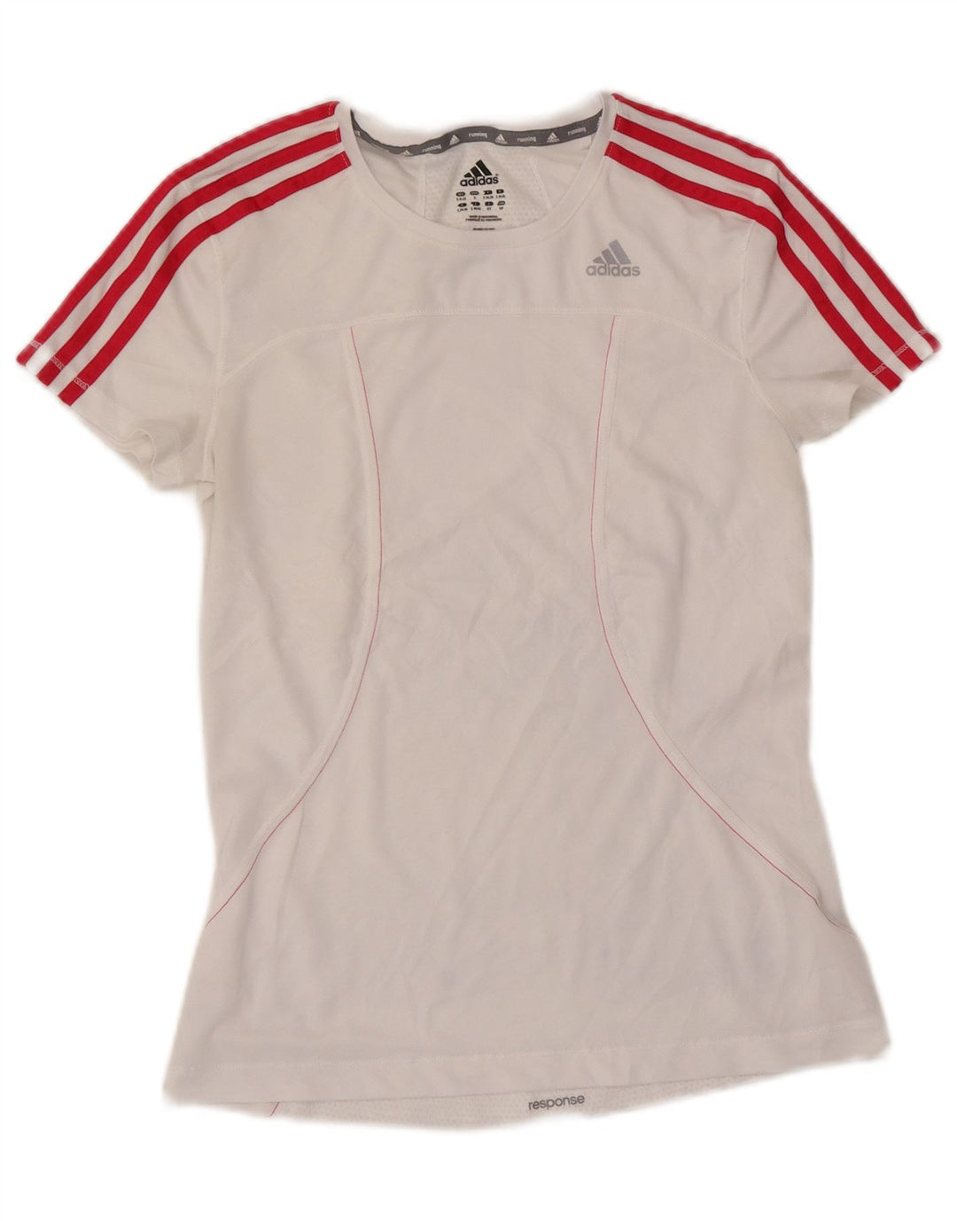 Damska koszulka do biegania Adidas Top UK 8/10 Mała biała